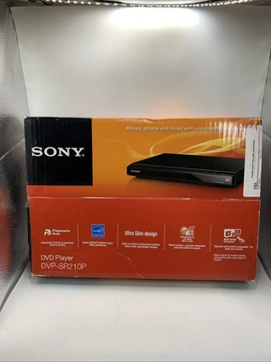 Sony DVD Player CD & DVD DVP-SR210P Progressive Scan Black Factory Sealed - Image 1 of 4