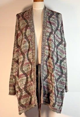 Cárdigan Suéter Tejido Línea Larga Tortuga Soft Surroundings L XL XXL NUEVO CON ETIQUETAS Nuevo Foto 1 de 4