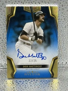 Don Mattingly Auto 2024 Topps Five Star Autograph #FSA-DM Yankees /25 - Picture 1 of 6