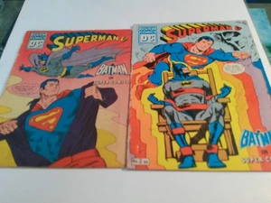 Superman & Batman In Super Comics Vol 1 #19 Vol 3 #4 From India Dolton 1982 - Picture 1 of 7