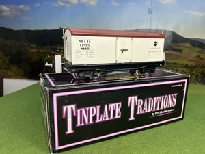O GAUGE 3-Rail MTH TINPLATE TRADITIONS 10-3008 MTH LINES REEFER CAR #814R MINT - Picture 1 of 18