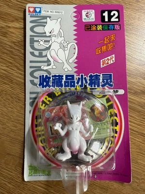 POKEMON TOMY MEWTWO FIGURE POCKET MONSTERS #12 AULDEY NEW U.S. - Image 1 of 2
