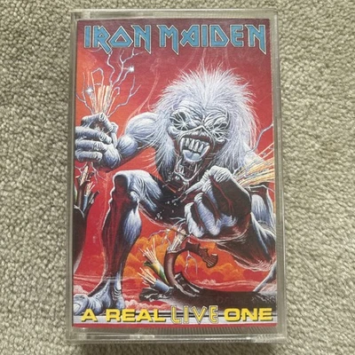 Iron Maiden - A Real Live One original rare UK cassette tape 1993 - Image 1 of 4