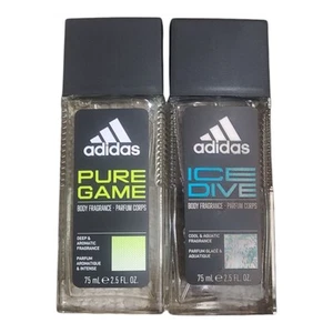 Adidas Ice Dive& Pure Game Men's Cologne - 2.5 oz Fragrance Mist - Picture 1 of 1