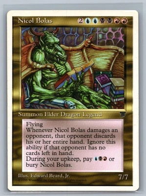 Magic The Gathering Chronicles Nicol Bolas MTG TCG CCG - Image 1 of 2