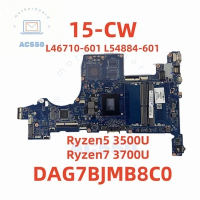 For HP TPN-Q120 Pavilion 15-CW Motherboard DAG7BJMB8C0 L54884-601	Ryzen7 3700U - Image 1 of 4