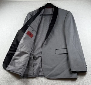 Renior Men’s Slim Shawl Tuxedo Jacket Gray 42R - Picture 1 of 9