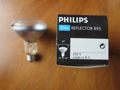 PHILIPS CONCENTRA Reflektor R95 100W 30° E27 REFLEKTORLAMPE EUROPA MADE TACCIA - Bild 1 von 4