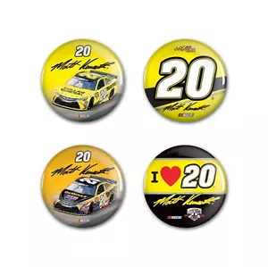 PAQUETE GENERAL DE 4 BOTONES MATT KENSETH #20 DÓLAR TOTALMENTE NUEVO ENVÍO GRATUITO WINCRAFT - Imagen 1 de 1