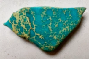 AAA+ 45.40 Ct. Natural Blue Ridge Turquoise Rare Slab Loose Gemstone for Gift - Picture 1 of 5