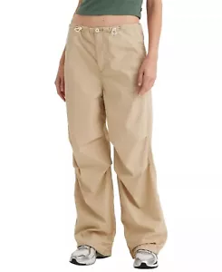 Levi's SAFARI Women's Solid Drawstring-Waist Cotton Parachute Pants, US Small - Picture 1 of 3