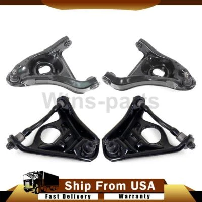 Front Upper Lower Control Arm & Ball Joint 4x Fits Buick Century 7.5L 1973-1974 - Image 1 of 4