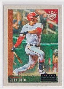 2022 Panini Diamond Kings Artist Proof Blue Juan Soto #124 Artist Proof Blue