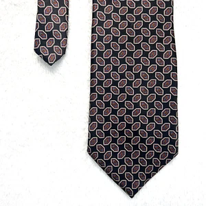 Countess Mara Black Multicolor Paisley Mens Necktie 3.75x57” All Silk Made In US - Picture 1 of 10