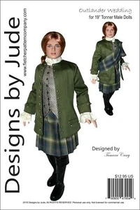 Outlander Boda Jamie Muñeca Ropa Patrón de Costura 19" Tonner Mortimer Peter - Picture 1 of 12