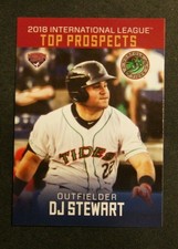 2018 Choice, International League Top Prospects, Norfolk Tides - DJ STEWART