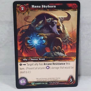 World Of Warcraft War Of The Elements Hanu Skyhorn 134/220 Uncommon TCG Card - Picture 1 of 2