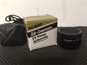 NUEVO TELECONVERTIDOR KALIMAR 2X POTENCIA AUTOMÁTICA se adapta a Canon FD Japón  - Imagen 1 de 2
