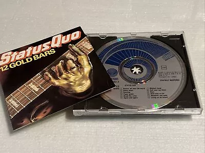 Status Quo - 12 Gold Bars CD WEST GERMANY TARGET ERA BLUE VERTIGO SWIRL SMOOTH.. - Image 1 of 4