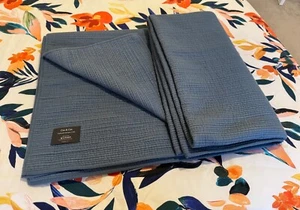 Cox & Cox large cotton quilted bedspread (Teal) - Used (VG/EX) - Picture 1 of 11