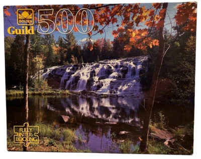 500 piece Puzzle, Guild: Tumbling Waters Brand New & Sealed  15 1/2”x 18” - Image 1 of 4