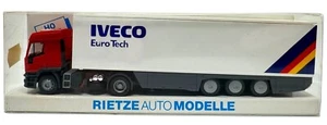 RIETZE Iveco Euro Tech 60210 camion 1:87 H0 modellino auto in confezione originale INKgrafiX TOYS A332 - Foto 1 di 19