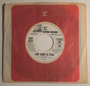 Moby Grape / Going Back To Texas (Mono & Stereo) / 1971 45rpm / NM+ Unplayed - Picture 1 of 5