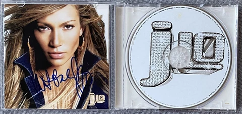 Jennifer Lopez Signed In Person J Lo CD Cover - Authentic Cover