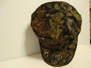 Mütze Kappe Camouflage Militärstil figurbetont Waldgrün Einheitsgröße verstellbar  - Bild 1 von 7