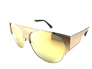 Nuevas gafas de sol WILL.I.AM WA 510S02 60 mm doradas de gran tamaño para hombre Italia - Imagen 1 de 6