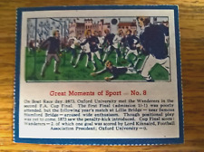 Quaker Oats cereal trade card: FA Cup Football (Great Moments of Sport no. 8)