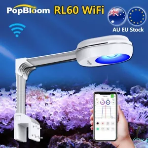 PopBloom Marine Led Aquarium Light Full Spectrum for 40cm-60cm Coral Reef Tank - Picture 1 of 11