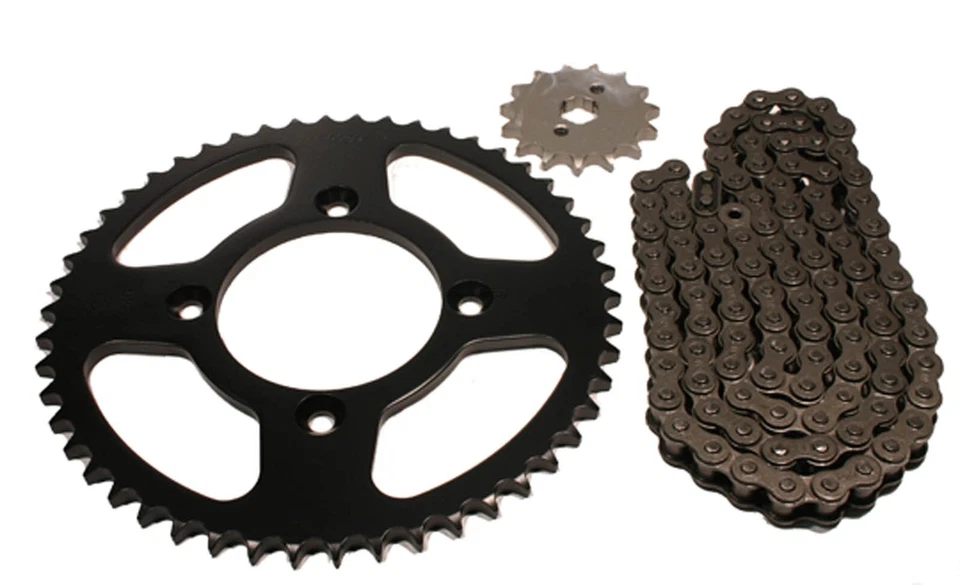 Honda XR100R, 1985-2003, More Speed Chain and 15/50 Sprocket Set - XR 100, - Image 1 of 1