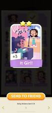 It Girl! Set 12 Pop Princess —Monopoly GO! 2⭐️ Sticker 
