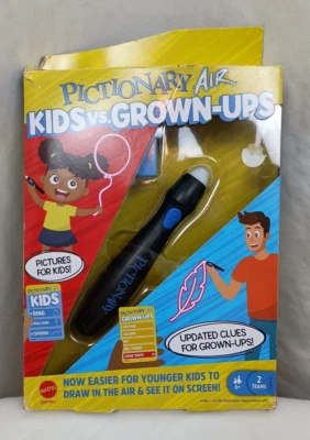 Pictionary Air Kids Vs. Grown-ups Game NEW Kids verses Grownups Drawing Game - Image 1 of 3