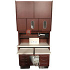 MCC Perfect Fit Dental Rear Cabinet Brown with Assistant's Instrumentation
