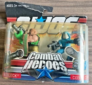 Combat Heroes Roadblock & Cobra Commander GI Joe Figur 2er Pack Hasbro 2008 NEU - Bild 1 von 2
