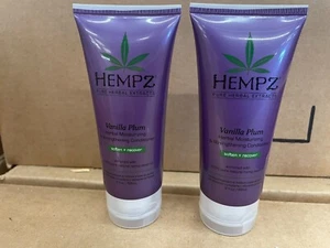 2 x 3 oz. Hempz Vanilla Plum Conditioner- Soften and Recover - Picture 1 of 2