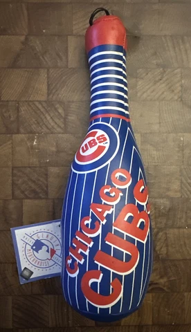 2003 Vintage Chicago Cubs Plush Baseball Bat Window Cling W Tag - MLB/GoodStuff Cover