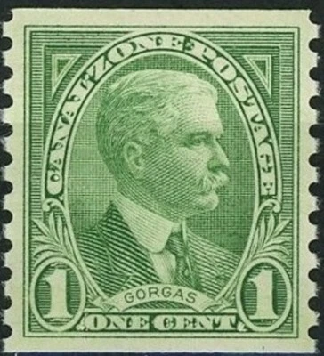 Canal Zone General Gorgas Coil Single MNH Scott’s 160 from 1975 Shiny Gum - Image 1 of 2