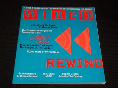 2002 JANUARY WIRED MAGAZINE - HISTORY ISSUE NICE FRONT COVER - L 18414 Foto 1 de 2