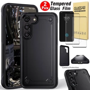 For Samsung Galaxy S23/S23 Plus/FE/Ultra 5G Shockproof Case Cover Tempered Glass - Picture 1 of 38