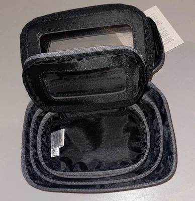 Thirty One Clear Case Trio in Grey Crocodile - NEW!  - Image 1 of 4