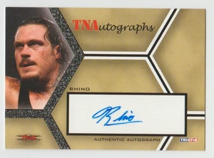 RHINO Signed 2008 TriStar TNA Autograph #A-R2 SP AUTO WWE / 2 Available - Picture 1 of 2