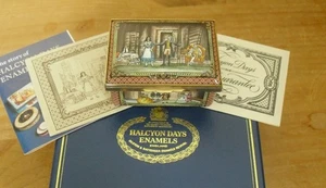 Boxed Ltd Ed Halcyon Days "Le Nozze Di Figaro" - Mozart Enamel Musical Box - Picture 1 of 17