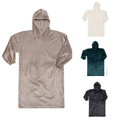 GÖZZE XXL Hoodie Decke Fleece Übergröße Kuschelpullover Oversize Sweatshirt - Bild 1 von 4