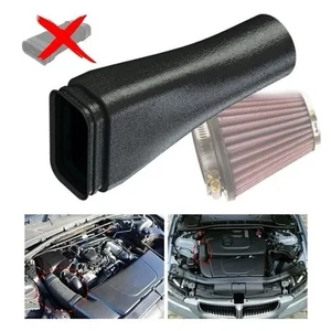 BMW E90 E91 MOTOR M47  AIR INTAKE HOSE PIPE ADAPTER TO HIGH FLOW FILTER OF 75MM - Foto 1 di 9