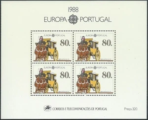 PORTOGALLO 1988 Europa BF MNH** - Imagen 1 de 1