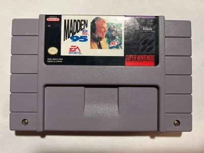 Madden NFL 95 SNES Super Nintendo ПРОВЕРЕНО Работает - Изображение 1 из 4