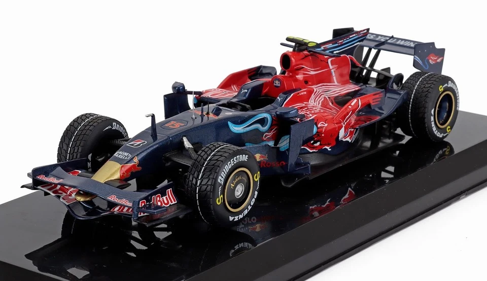 MODELLINO AUTO STATICO CENTAURIA TORO ROSSO F1 STR3 VETTEL WINNER MONZA GP 2008 - Immagine 1 di 3